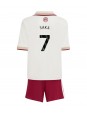 Billige Arsenal Bukayo Saka #7 Tredjedraktsett Barn 2025-26 Kortermet (+ Korte bukser)